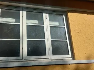 Vinduer 3 fags træ/allu