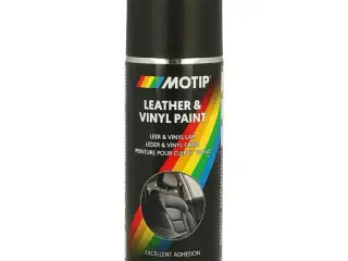 Motip læder og vinyl maling Sort 200ml
