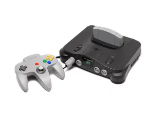 Nintendo 64 konsol incl. 2 spil (udlejes)
