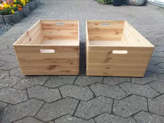 2 robuste trækasser 