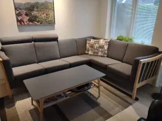 Ida hjørnesofa med flytbare nakkepuder 