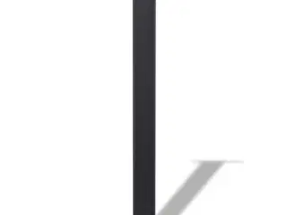 4 bordben, justerbar højde, sorte, 710 mm