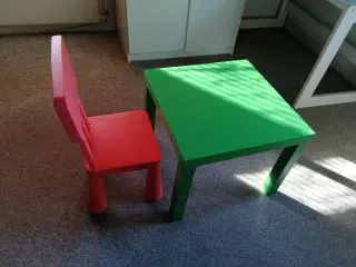 Bord og stol