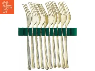 Sæt af 11 Diplomat Sølvplet gafler (str. 11 styk 17,5 cm)
