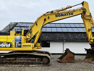 Komatsu HB215LC-2 / Rotortilt med klo / Leica 3D / Skovlsæt / Hybrid