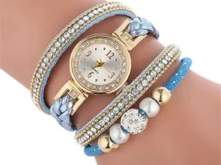 smykke armbånd,med analog ur, 5 farve varrianter