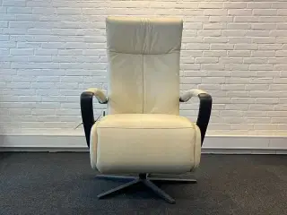 LS335 - L - Gasfjeder - Hvid læder