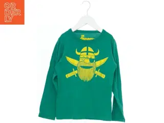 Børne Langærmet T-shirt med Viking Print fra Danefæ (str. 110)