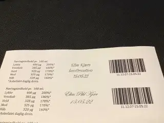 Labels til konfirmation med navn og dato