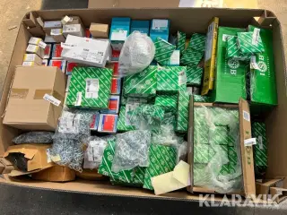 Lot - lejer, elektroder, skruer og øvrigt