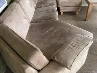 Sofa, puf og sofabord