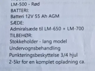4 hjulet Elscooter
