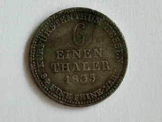 6 Einen Thaler 1835