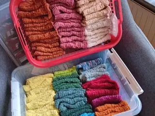 Bæredygtige  hjemmestrikkede klude 