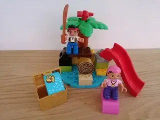 Duplo Pirat Ø Nr10604, Komplet sæt dog uden kassen