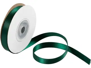 Elegant Grøn Satinbånd 10 mm x 30 m - Luksus til Gaver