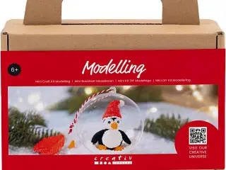 Mini DIY Kit Modellering, Pingvin, 1 pk.