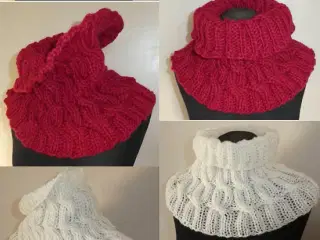 Nye håndstrikkede halsedisser