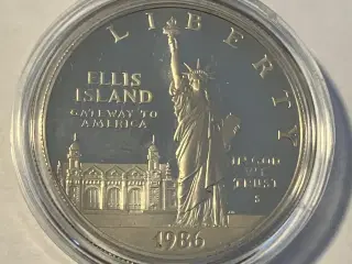 1 Dollar Statue of Liberty 1986 USA - Silver