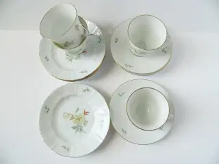 B&G Klitrose 4 sæt kaffekopper - samlet 300,00 kr