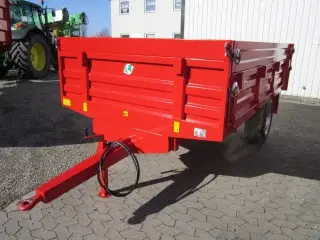 Tinaz 3,5 tons bagtipvogn med 25 cm sider
