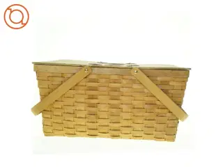 Flettet Picnic kurv (str. 23 x 26 x 42 cm)