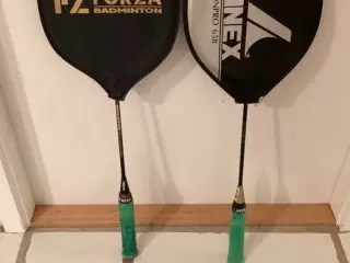 1 FORZA & 1 PRO KENNEX badmintonketcher