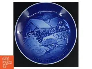 Bing & Grøndahl Juleplatte 1975 fra B&G (str. Ø 18 cm)