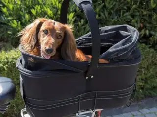 Trixie Long Bicycle Basket – ekstra lang cykelkurv