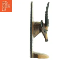 Bogstøtte med antilope (str. 30 x 10 cm)