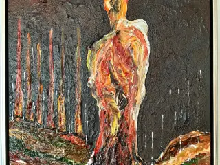 Maleri  "Flammehav" i ny udgave nr. 80