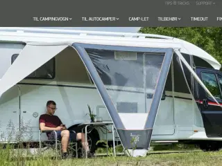 Luft solsejl til campingvogn eller autocamper