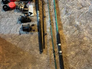 Lot med fiskegrej sælges samlet