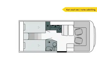 2026 - Etrusco I 6900 SB   Etrusco by Hymer er Italiensk Elegance og Komfort fra Hinshøj Caravan