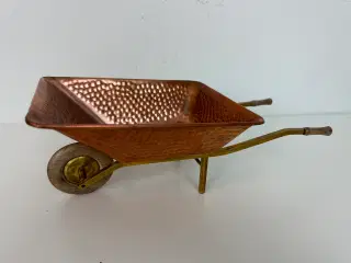 Kobber trillebør, model (vintage)