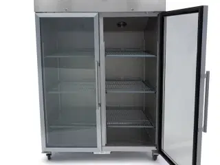 Display fryser – 1400L – med glasdøre 