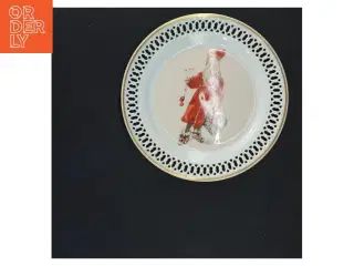 Porcelænstallerken med motiv fra Bing & Grøndahl (str. Ø 17 cm)