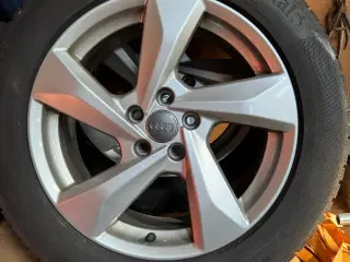 Audi alu fælge m. vinterdæk