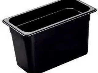 8 stk. Kantine 1/4 GN D150 mm sort Cambro