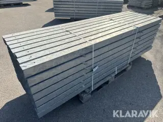 Galvaniserede stolper 57 styk