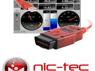 Diagnosescanner til Ford og Mazda - bilspecifik tester til PC via USB