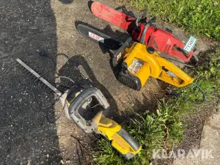 Motorsave og hækkeklipper