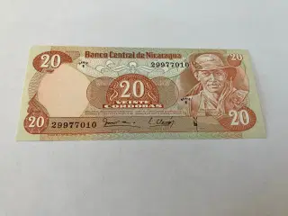 20 Cordobas Nicaragua