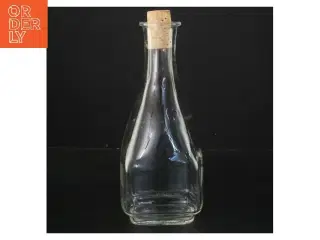 Glasflaske med korkprop (str. 21 cm)