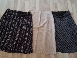 Nederdele, 6 forskellige, str. 38-40 og M-L