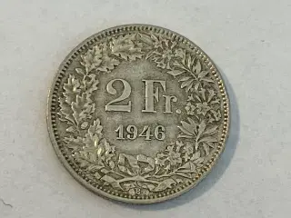 2 Francs Switzerland 1946