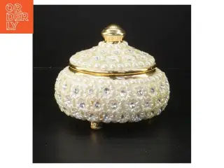 Dekorativ opbevaringskrukke med låg fra Lifestyle (str. Ø 17 cm)