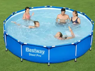 Bestway Steel Pro Frame Pool 366 x 76 cm m/pumpe