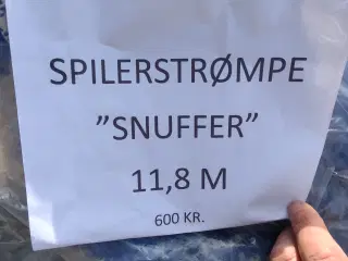 Spilerstrømpe med tragt og tovværk