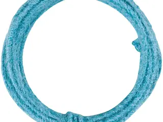 Himmelblå Jute Wire 2-4 mm, 3 meter til kreative projekter